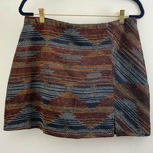 BoGo nwot woven🌈 brocade texture mini skirt